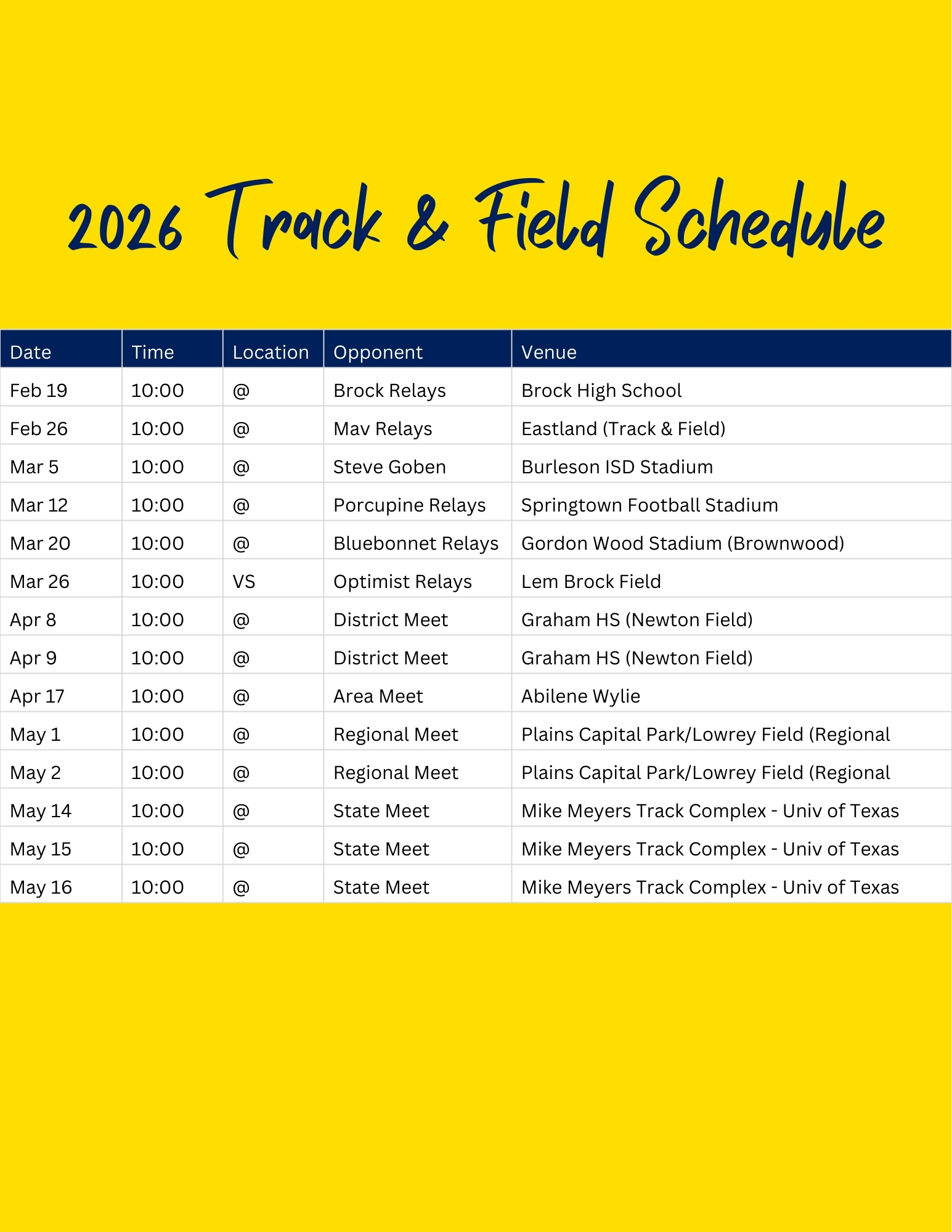 Track & Field
